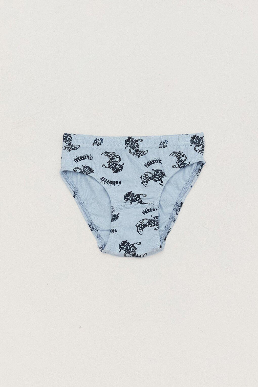 Robot Printed 3-Piece Boy's Slip Panties