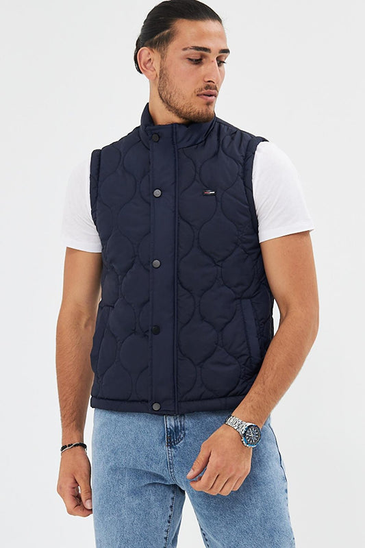 Men's Onion Pattern Quilted Vest KY-3000