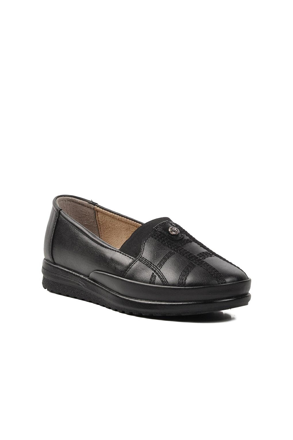 185 Black Genuine Leather Women's Classic Shoes