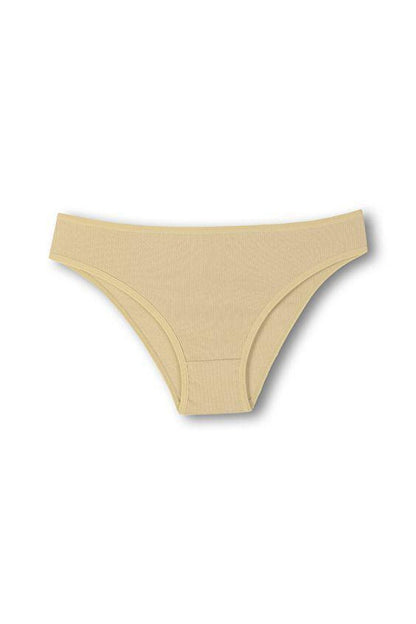 Cotton Ribbed Textured Briefs Women's Panties 7-pack