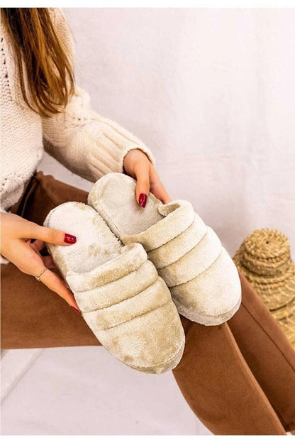 Comfort Sole Polar Women's House Slippers A600-20Beige