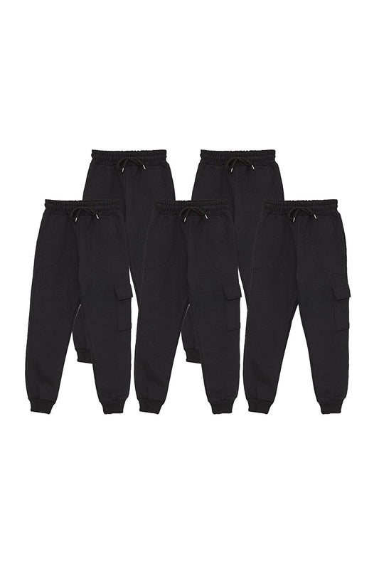 5-pack Cargo Pocket Boys Sweatpants