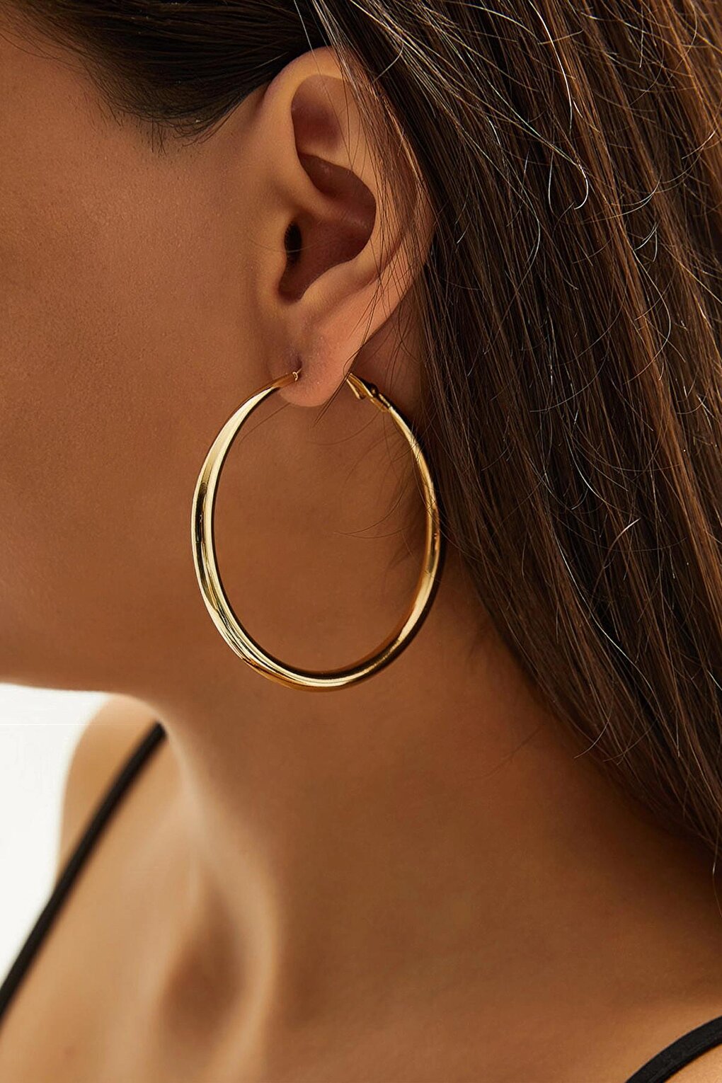 Women's Accessory Steel Stylish Hoop Earrings