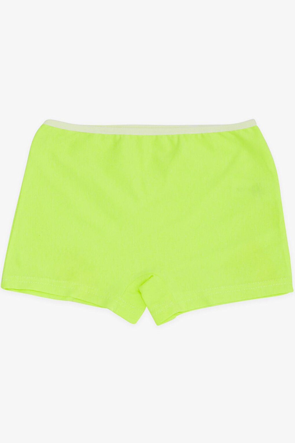 Girl's Boxer Solid Color Neon Green (Age 7)