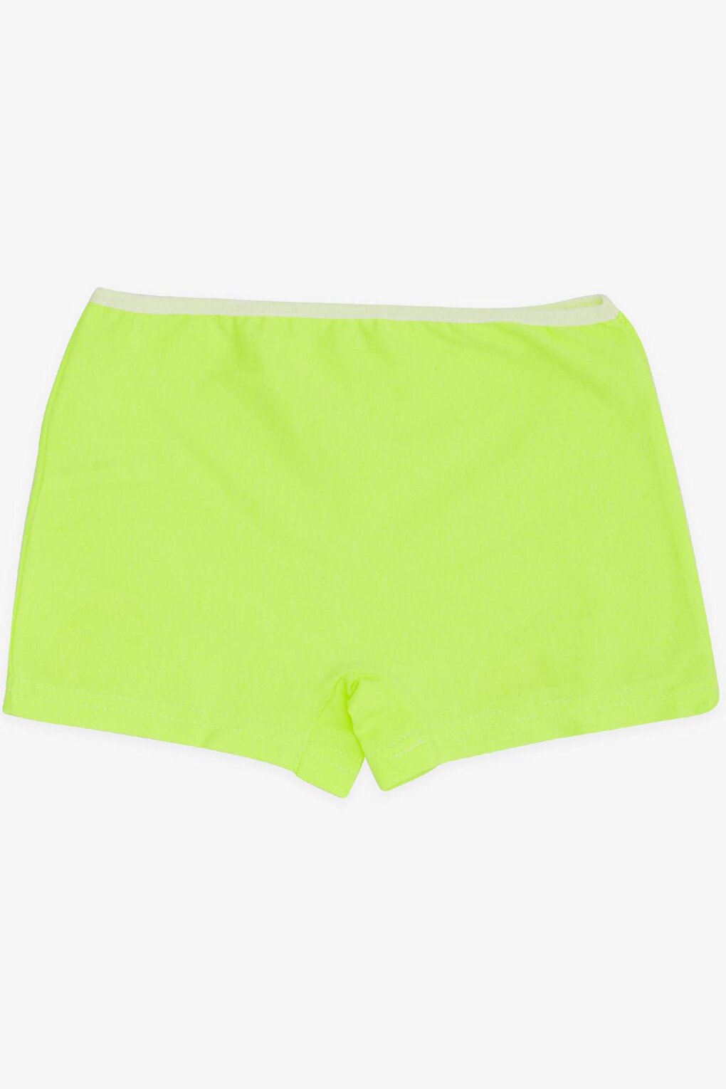 Girl's Boxer Solid Color Neon Green (Age 7)