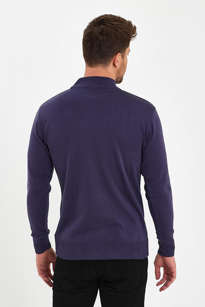 Half Turtleneck Long Sleeve Sweater Men