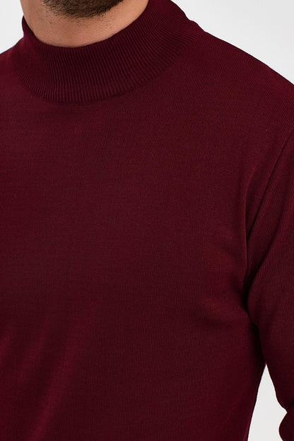 Half Turtleneck Long Sleeve Sweater Men