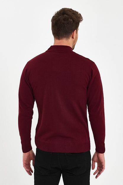 Half Turtleneck Long Sleeve Sweater Men