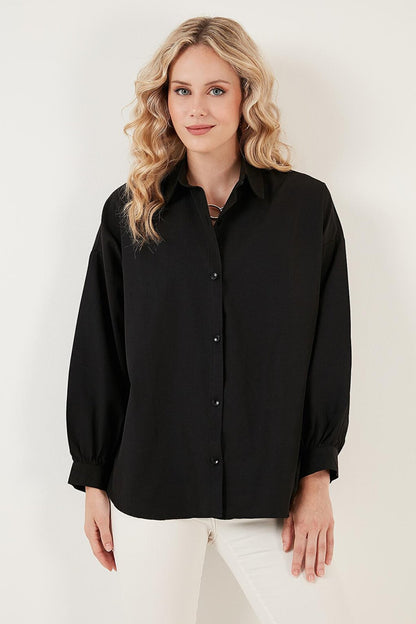 Cotton Comfortable Cut Poplin Shirt 6234788