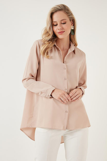 Comfortable Cut Long Back Shirt 6118728