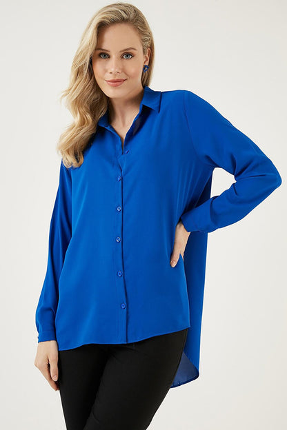 Comfortable Cut Long Back Shirt 6118728