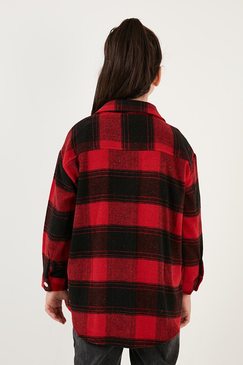 Double Pocket Plaid Winter Lumberjack Shirt CF24W81784