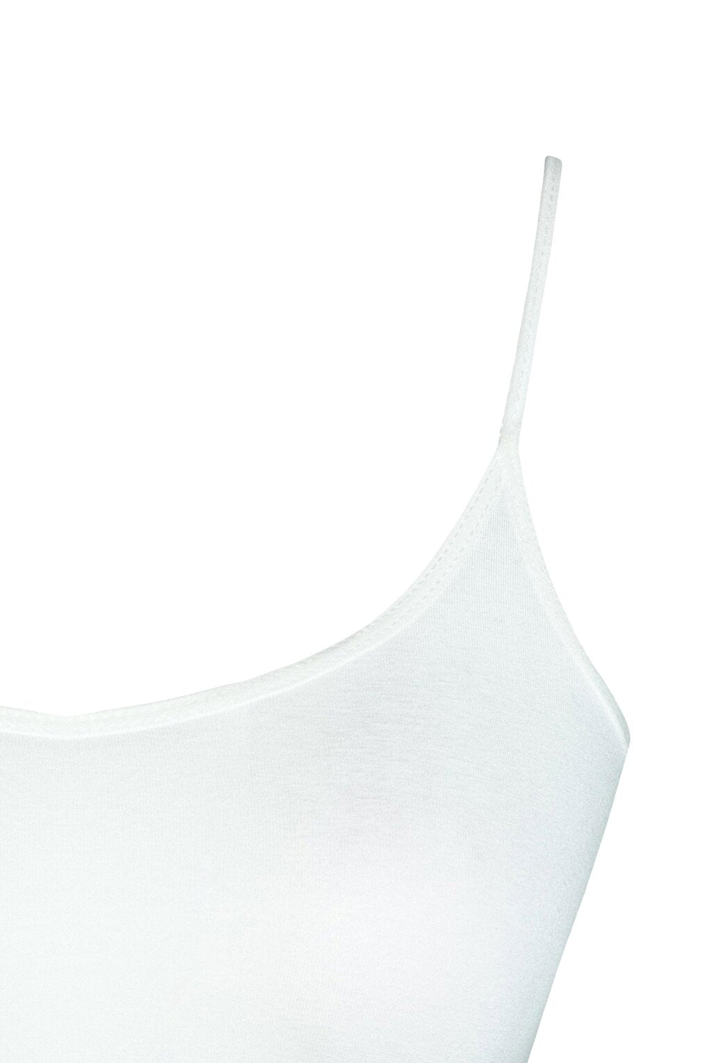 Cotton Thin Strap Capless Girl's Practice Bustier