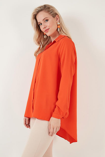 Comfortable Cut Long Back Shirt 6118728