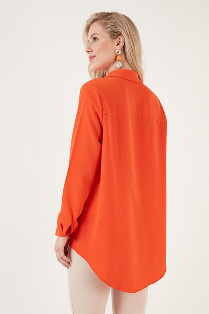 Comfortable Cut Long Back Shirt 6118728