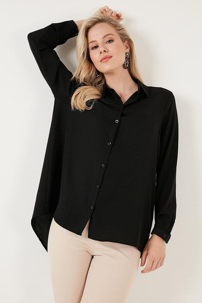 Comfortable Cut Long Back Shirt 6118728