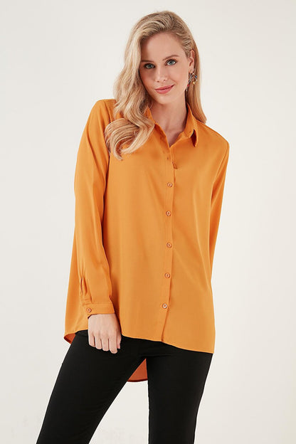 Comfortable Cut Long Back Shirt 6118728