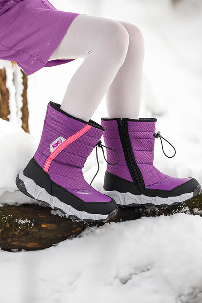 Molina Water Resistant Zippered Girls/Boys Snow Boots