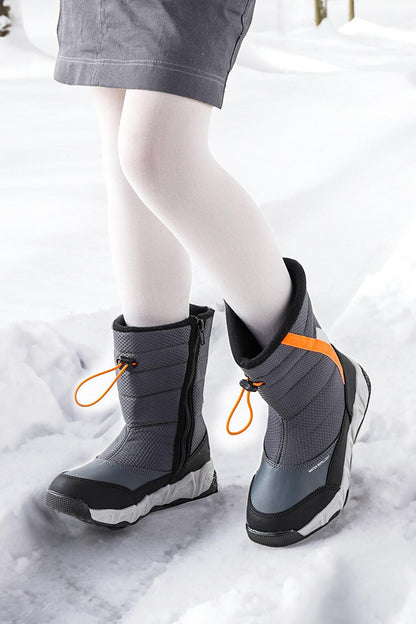 Molina Waterproof Zipper Girls/Boys Snow Boots Shoes