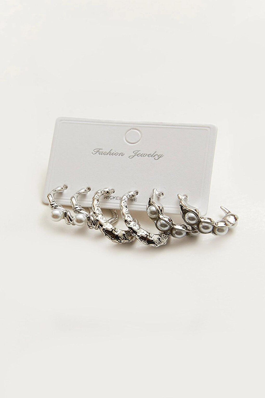 Women's Accessories Steel Six-Piece Hoop Earring Set