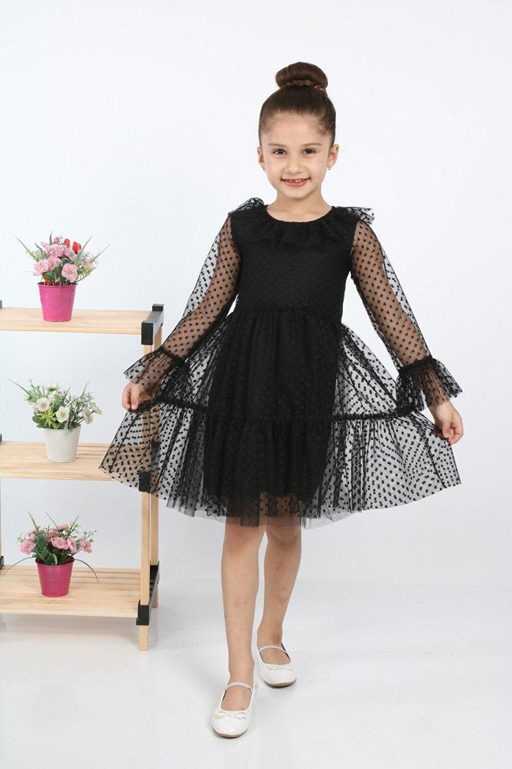 Shine Black Girl's Dress