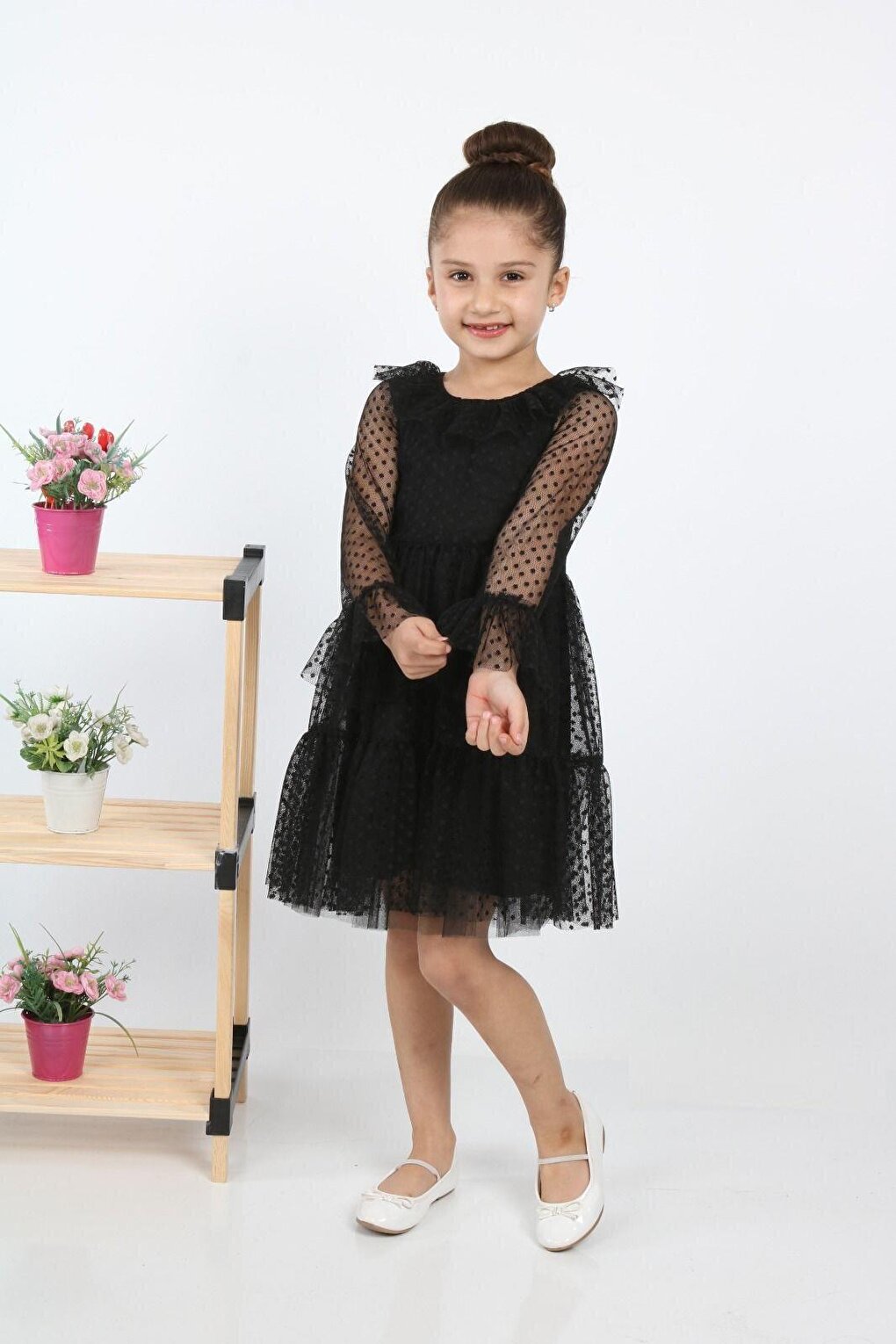 Shine Black Girl's Dress