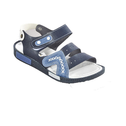 007 Navy Blue-White Children's Sandals