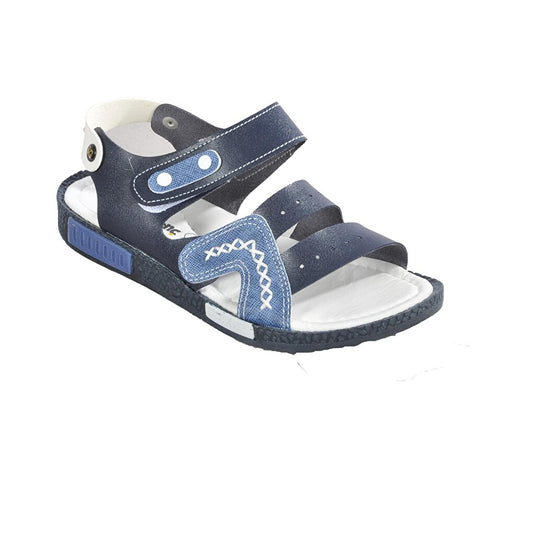 007 Navy Blue-White Children's Sandals