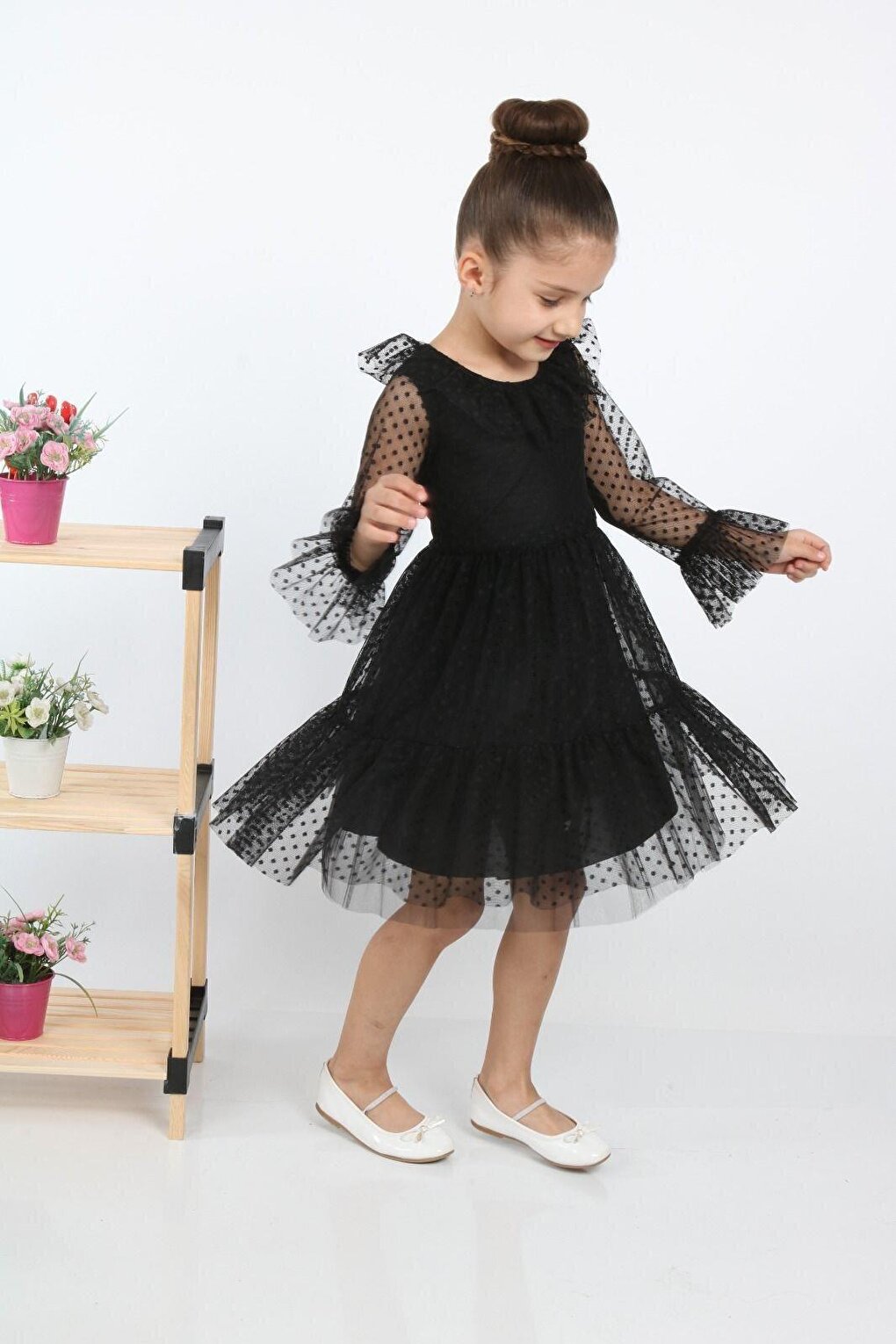 Shine Black Girl's Dress