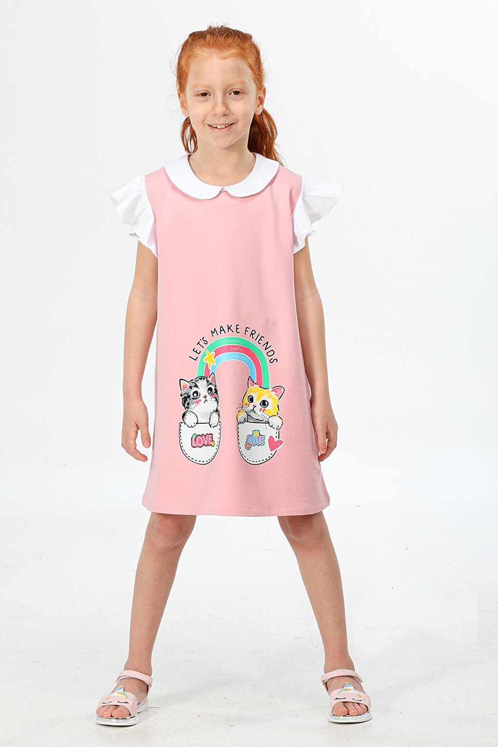 Best Friends Pink Girl Dress