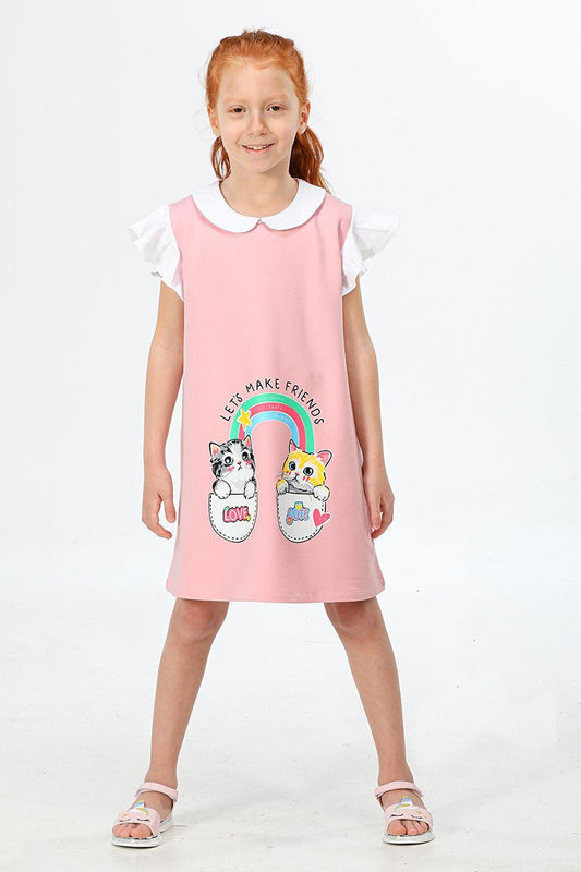 Best Friends Pink Girl Dress