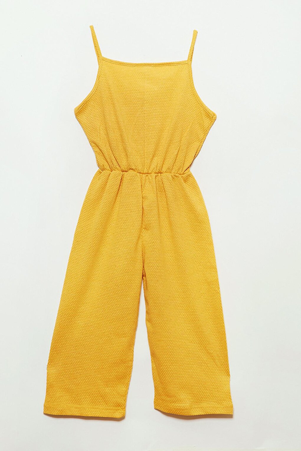 Mustard Strappy Girl's Shorts and Overalls