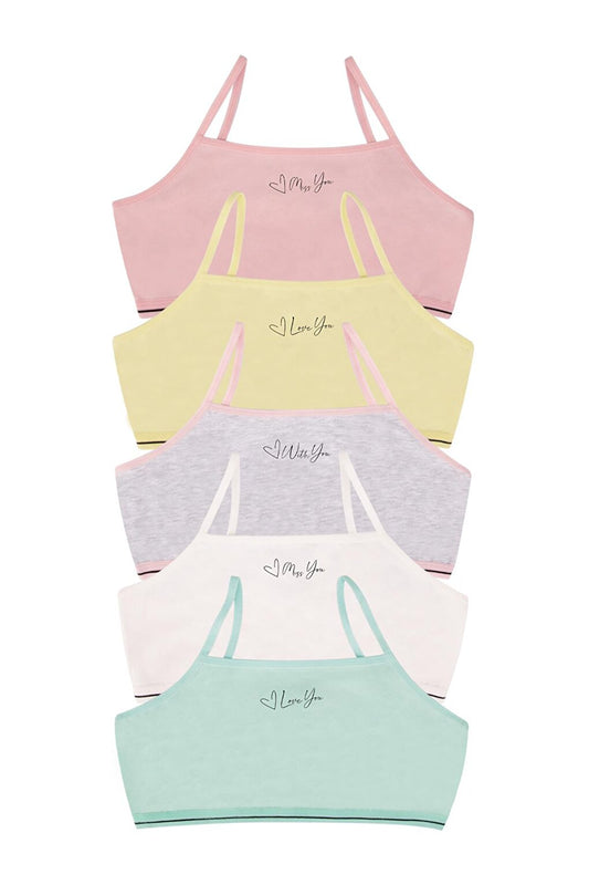 Girl's Bustier Pack of 5