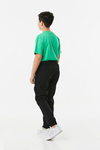 Elastic Waist Boy Jogger Pants