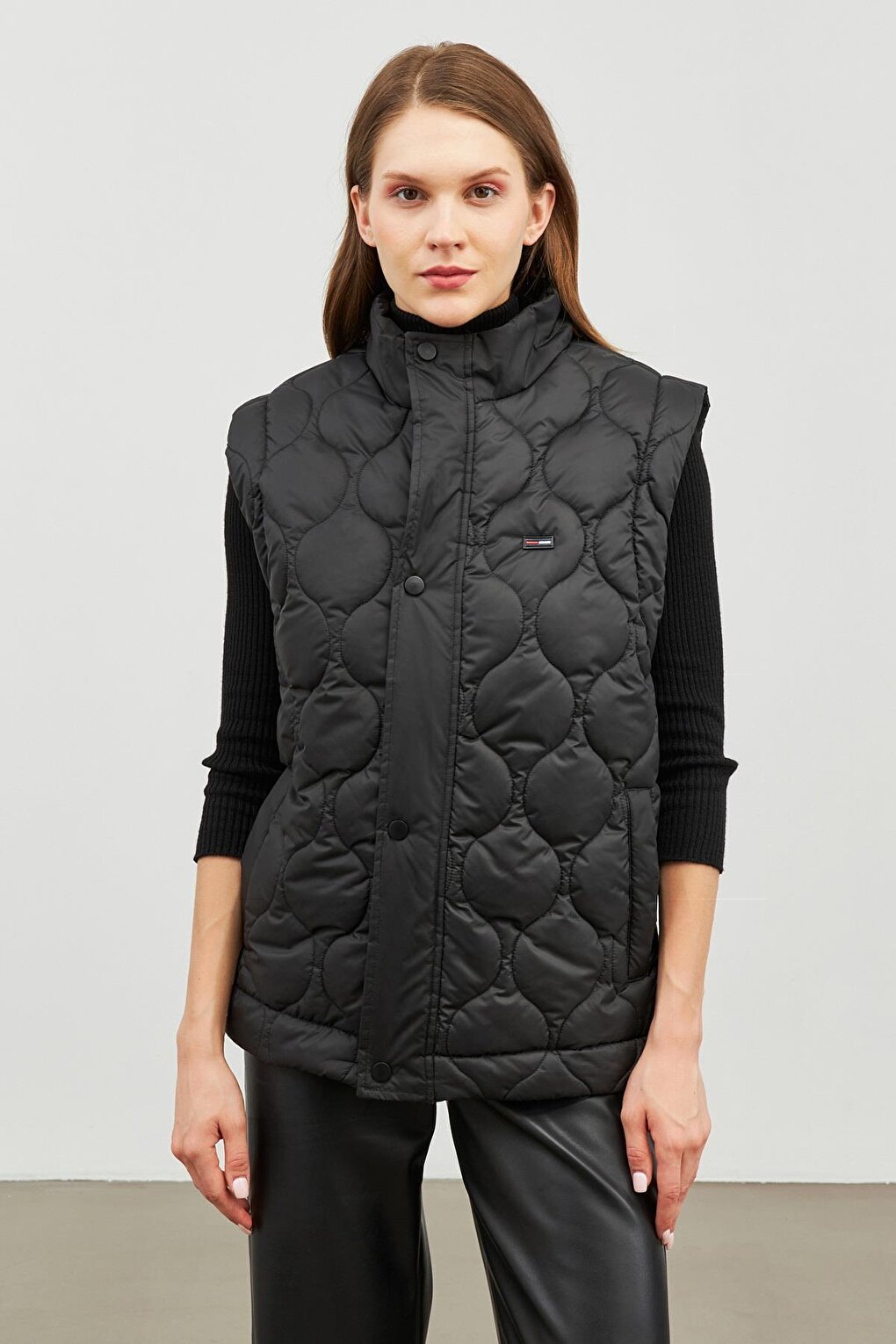 Women's Onion Pattern Quilted Vest BKY-3000