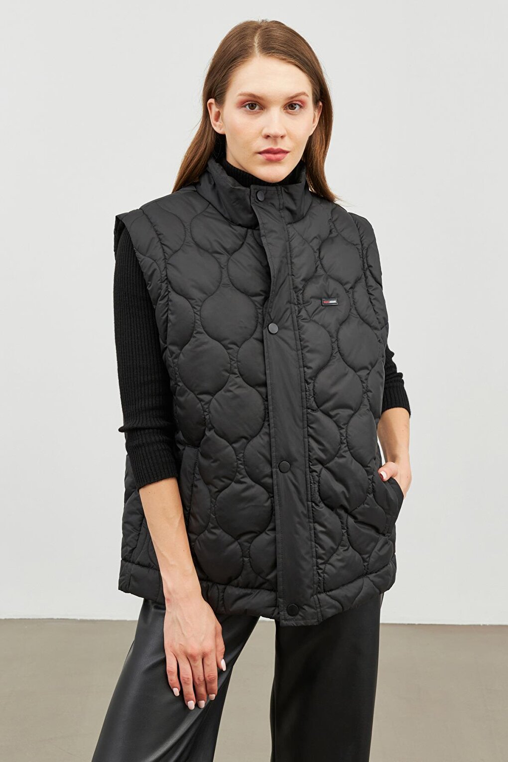 Women's Onion Pattern Quilted Vest BKY-3000