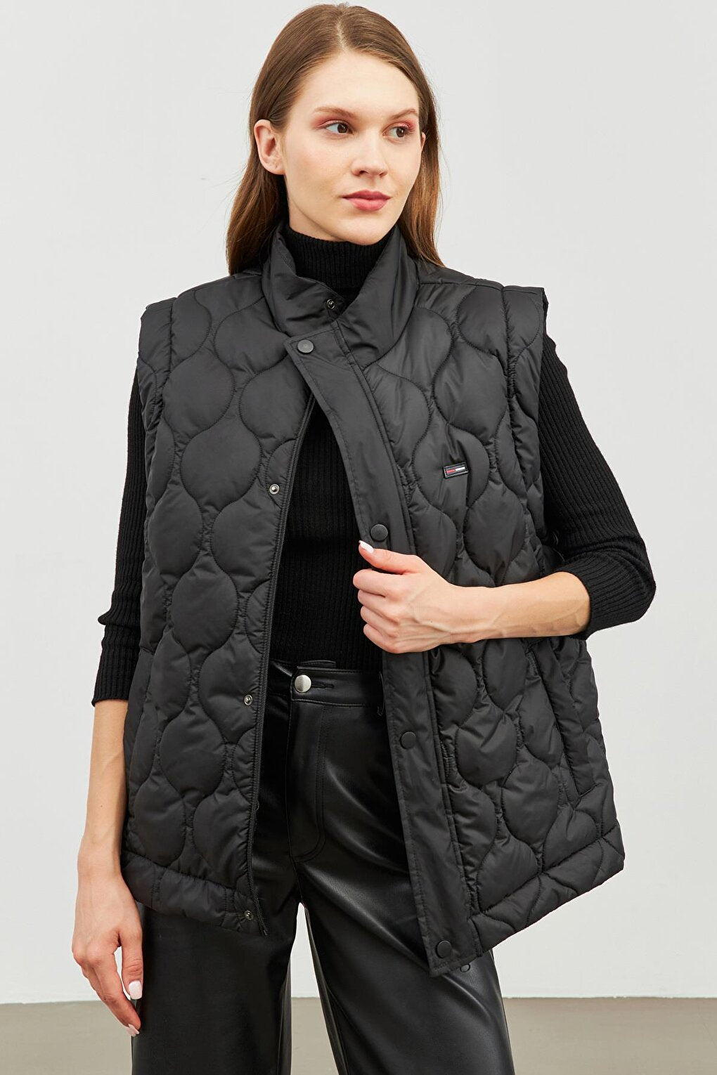 Women's Onion Pattern Quilted Vest BKY-3000