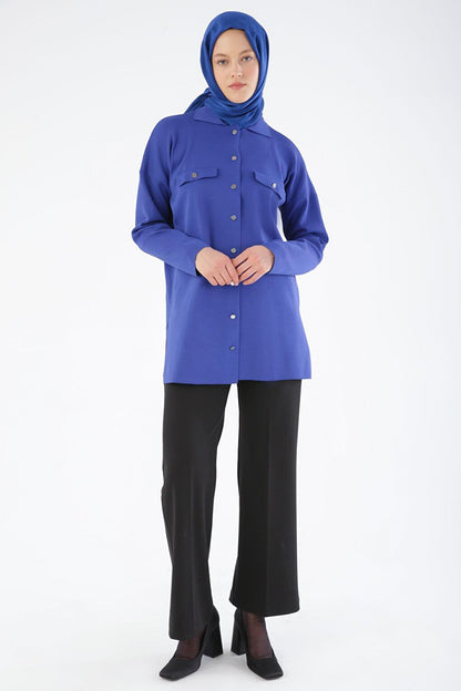 Saks Fine Knitwear Shirt Tunic