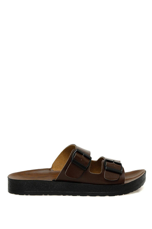 SKY 3FX Brown Men's Slippers