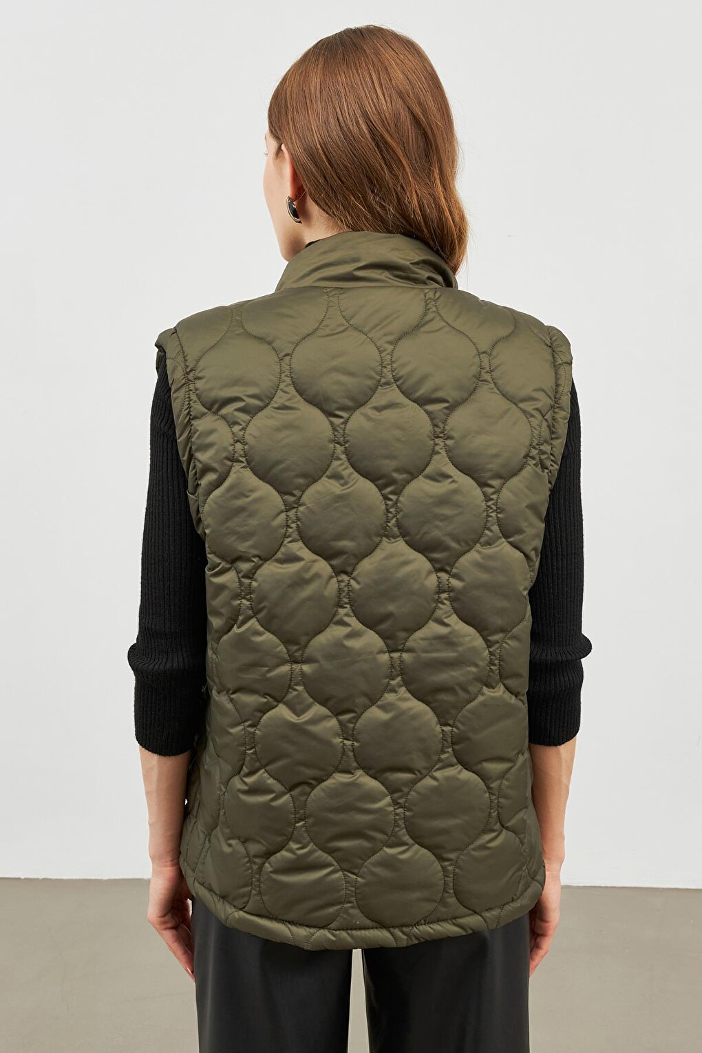 Women's Onion Pattern Quilted Vest BKY-3000