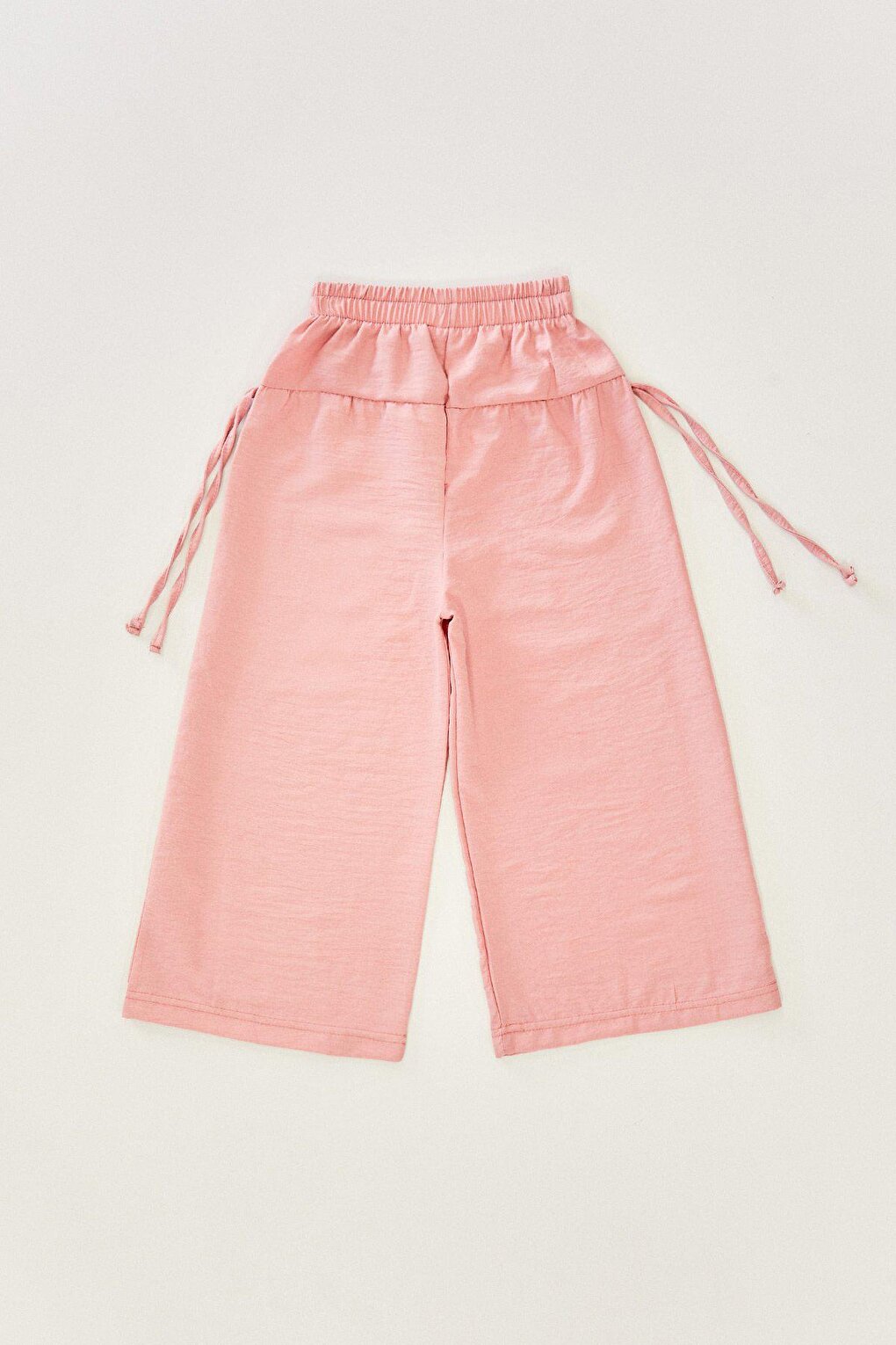 Palazzo Kids Trousers with Side Lacing and Elastic Waist