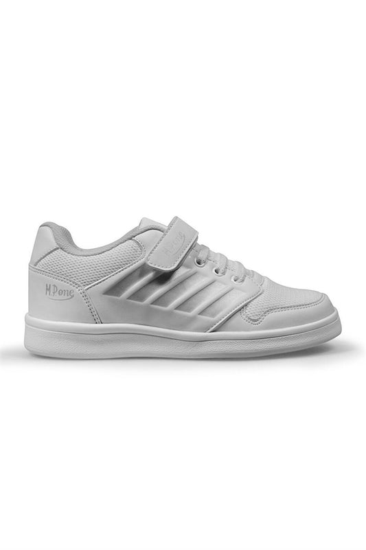 Children's White Sports Shoes