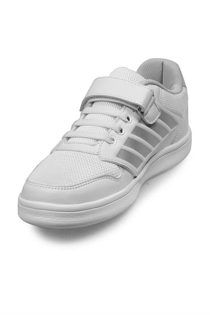 Children's White Sports Shoes