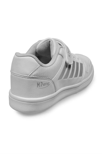 Children's White Sports Shoes