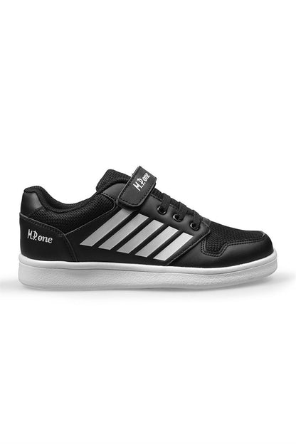 Children's Black-white Sports Shoes