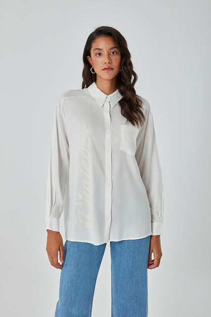 Viscose White Shirt