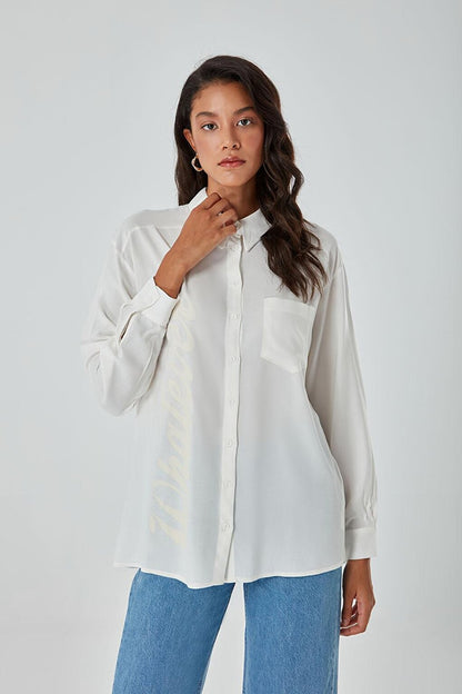 Viscose White Shirt