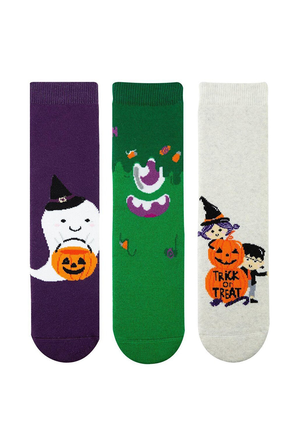 Halloween 3-Piece Boxed Towel Children's Socks