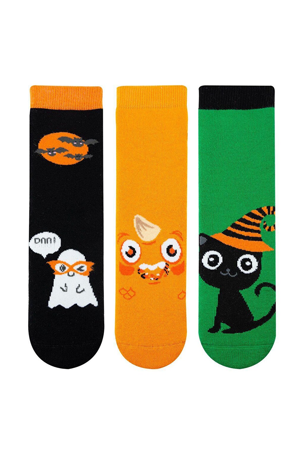 Halloween 3-Piece Boxed Towel Children's Socks