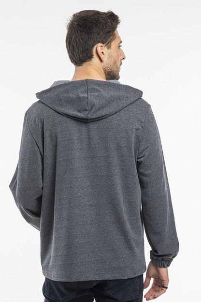 Men's Hooded Half Zipper Thin Sweatshirt SPR 20K52